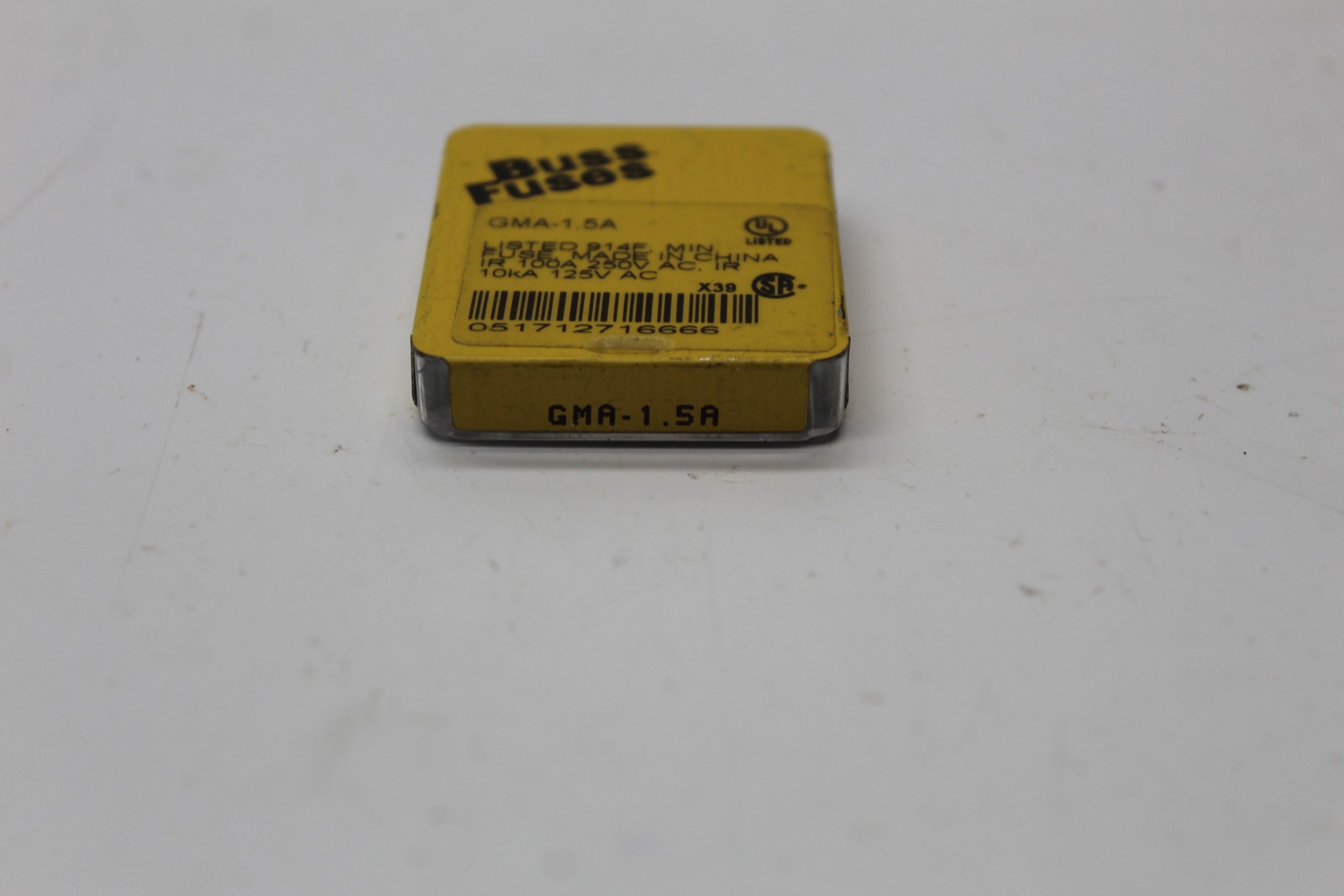 BUSSMANN GMA-1.5A FUSE PKG OF 5 NSMP