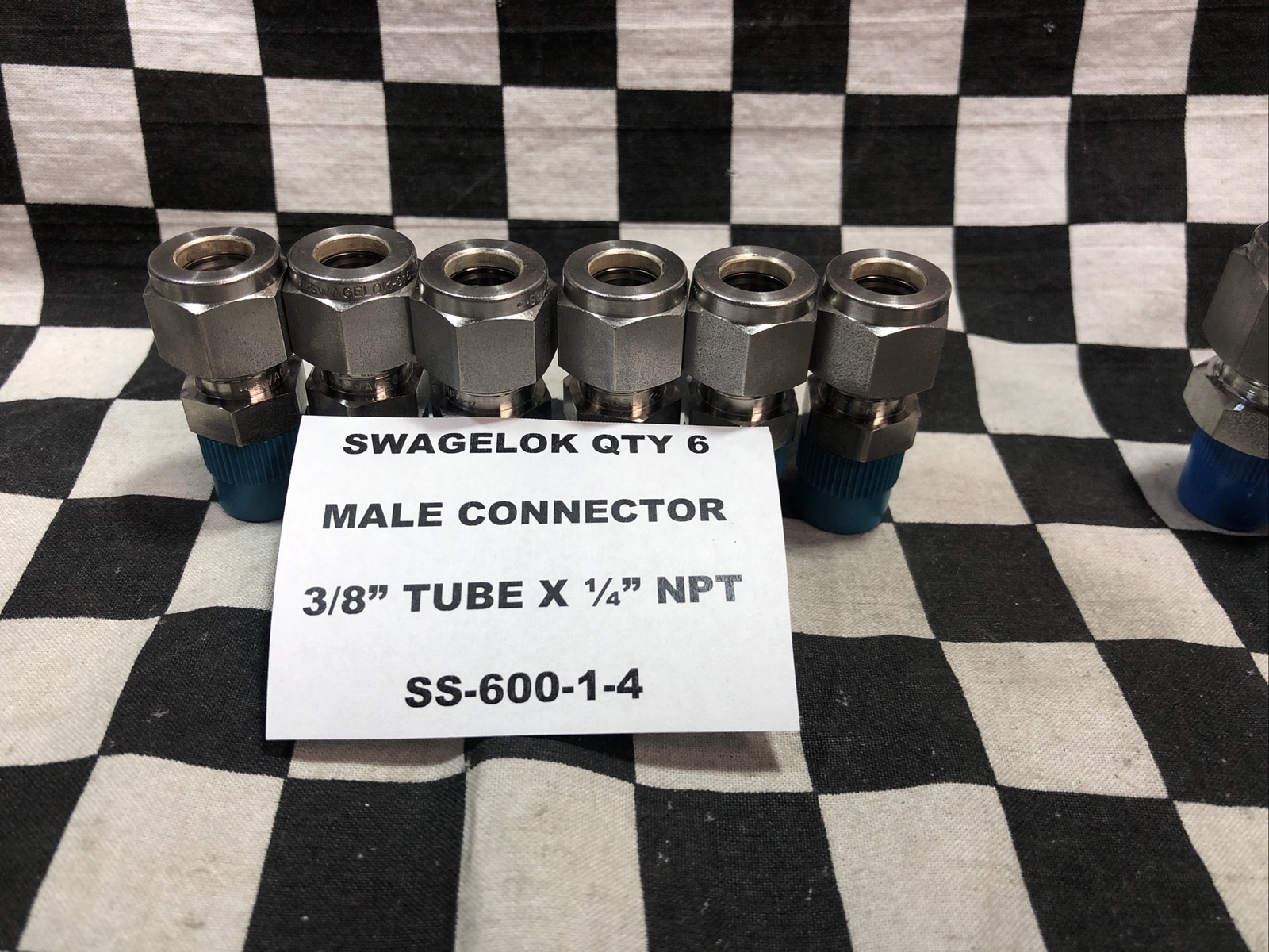 HAM-LET/SWAGELOK 768LRSS1/2X1/4 & SS-600-1-4, LOT OF 10, SHIPSAMEDAY#1605V26