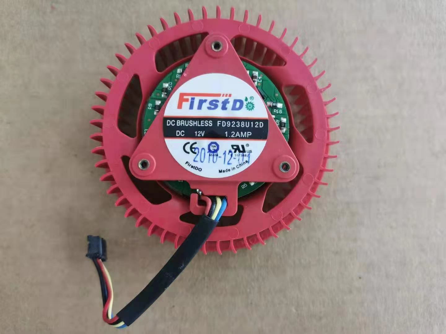 75mm NTK FD9238U12D Fan For Sapphire ATI HD6970 6950 Video card 4Pin