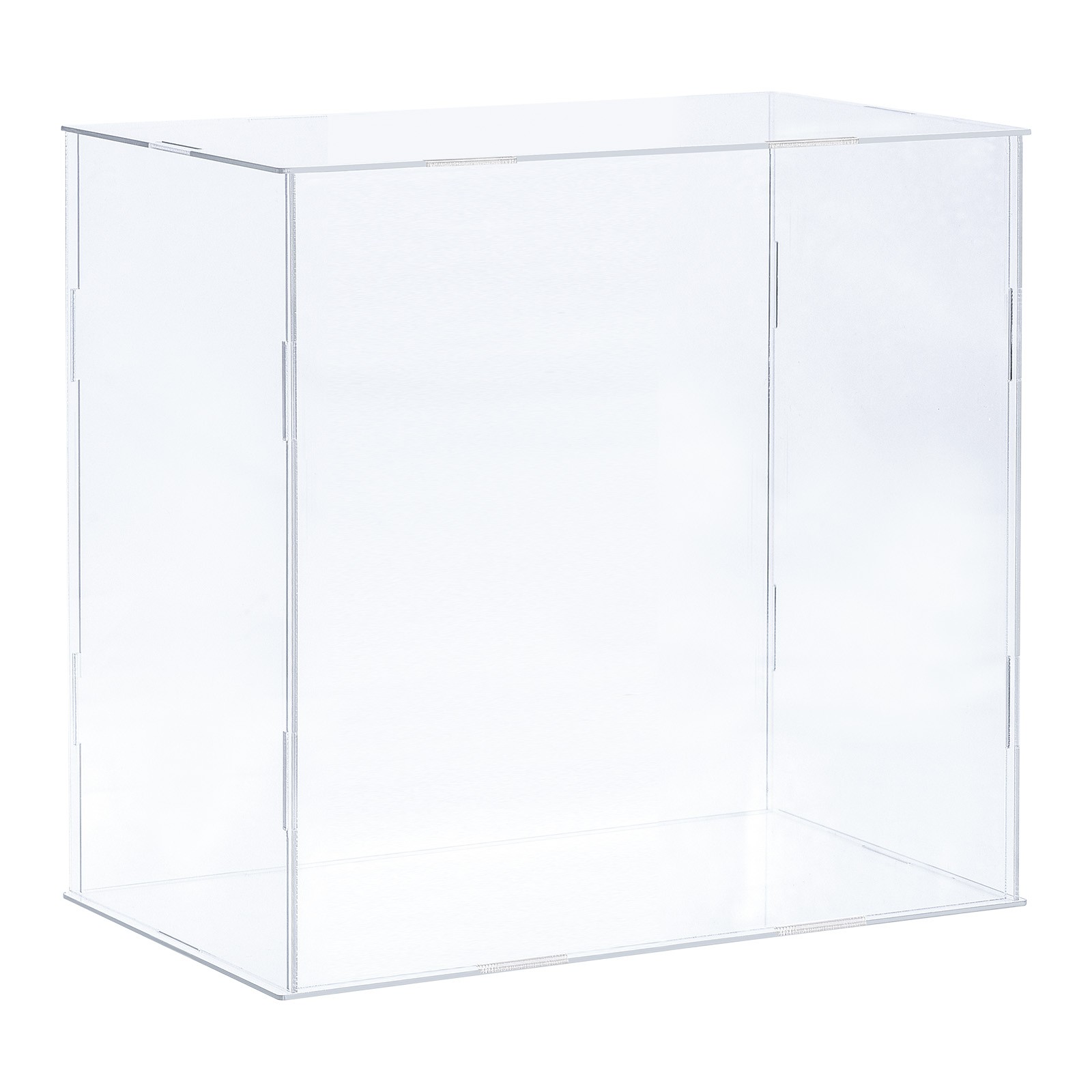 Acrylic Display Case Plastic Box Cube Storage Box Transparent 26x16x25.5cm
