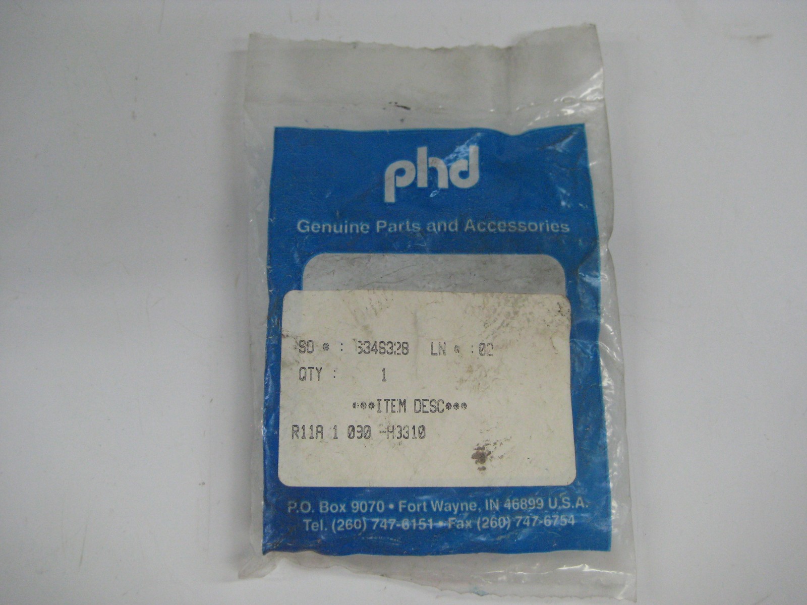 PHD R11A1030-H3310 TUBE NSMP