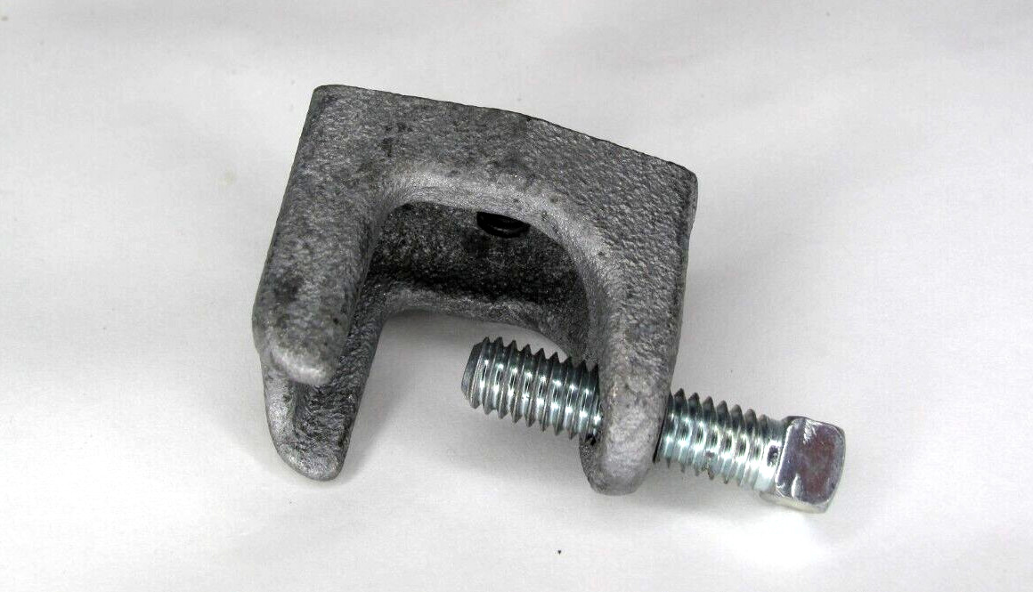 25 NEW BH-500 APPLETON BEAM CLAMP 1″ 15/16 Jaw Opening 1/4-20 THREAD HIGH IRON