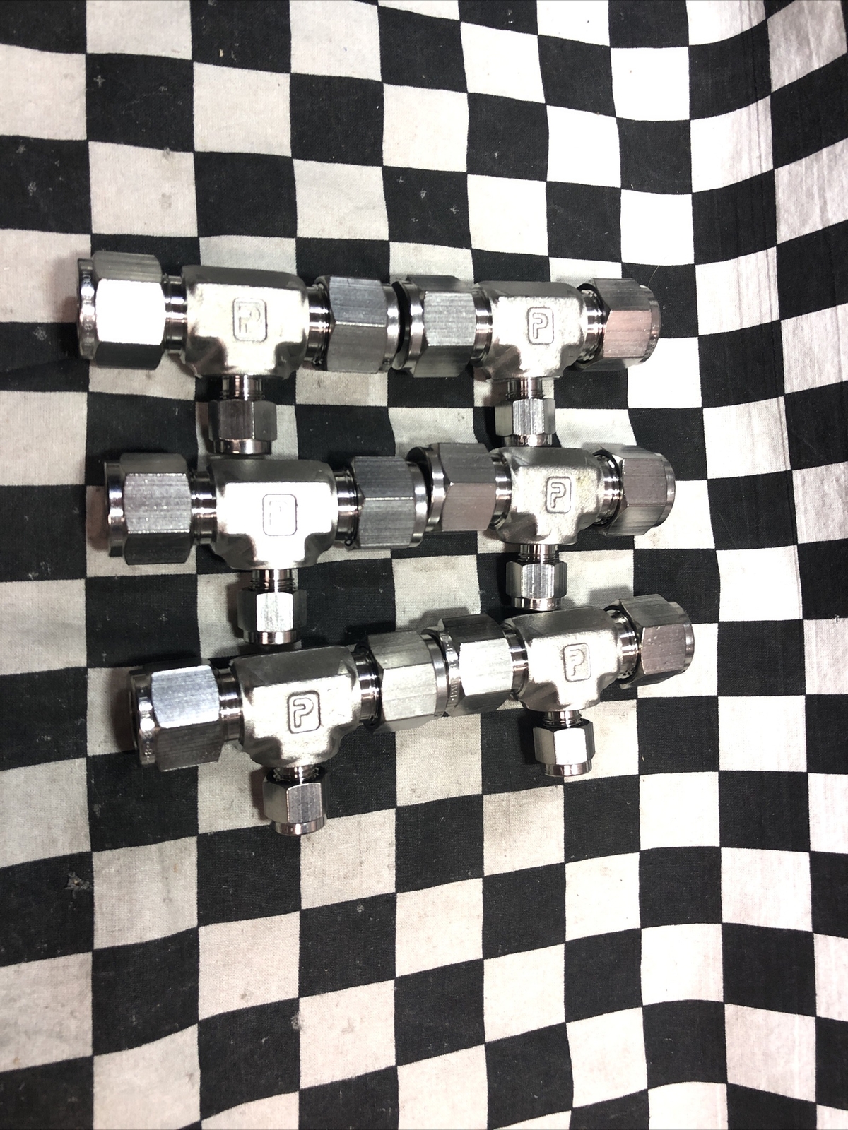 PARKER Union Tee 1/2″ X 1/2″ X 1/4″, 8-8-4 JLZ-SS, LOT OF 6, SHIPSAMEDAY#1604N10