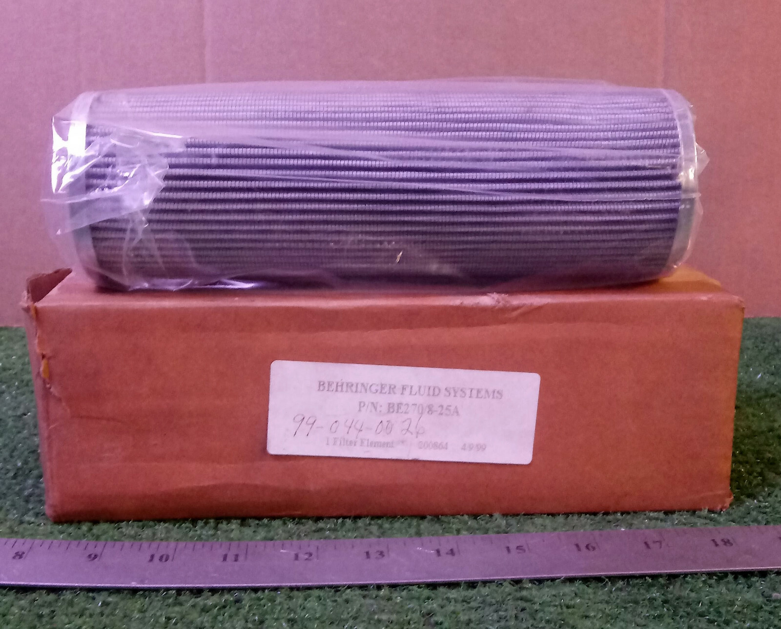 1 NEW BEHRINGER FLUID SYSTEMS BE270/8-25A FILTER ELEMENT NIB/NNB **MAKE OFFER**