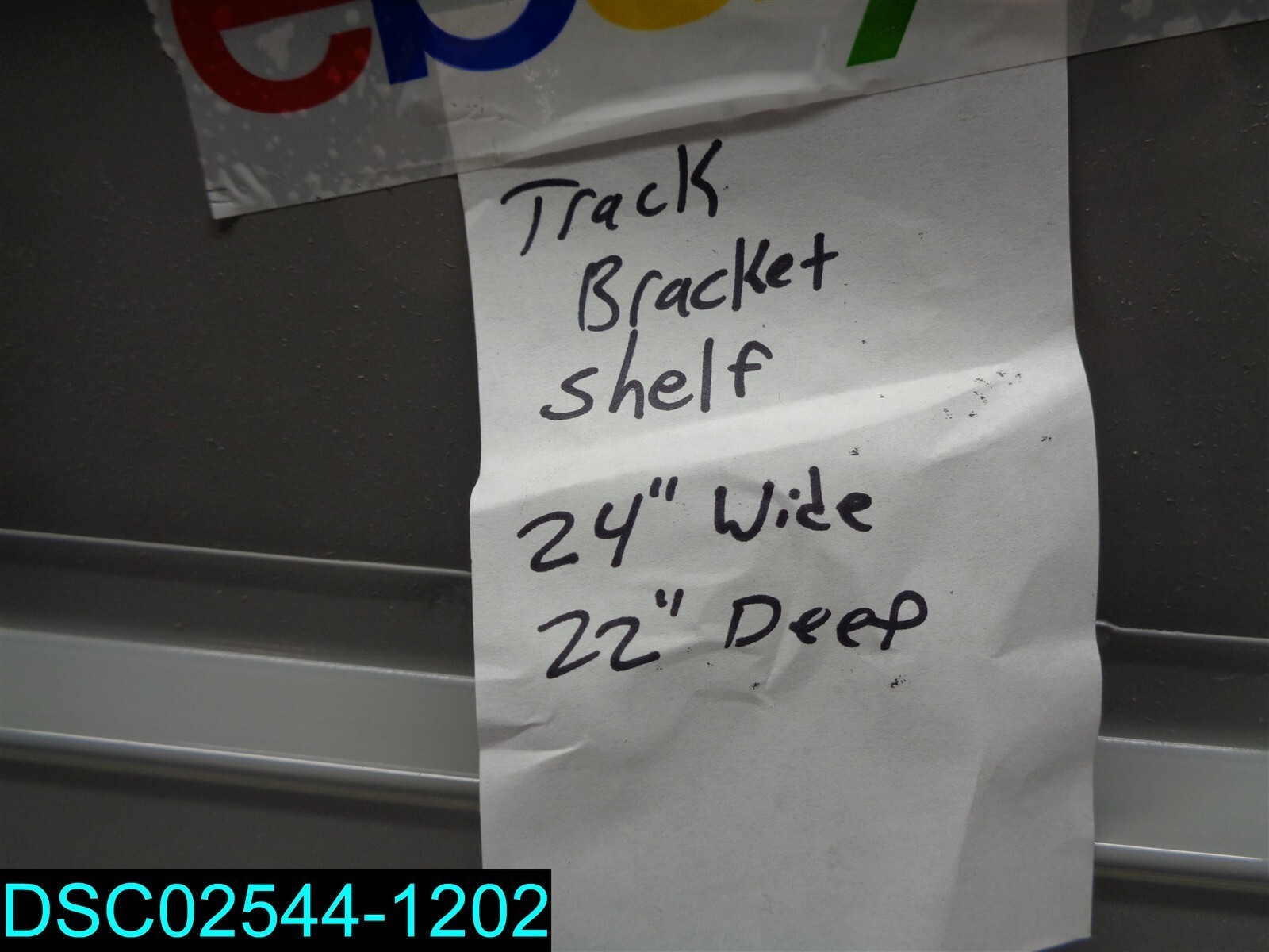 Track Bracket Shelf 24″ WIDE X 22″ DEEP