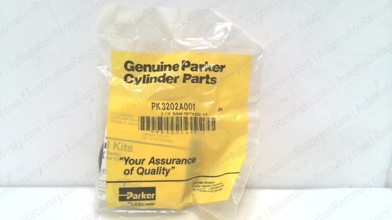 PARKER PK3202A001, PISTON SEAL KIT, NEW #355200