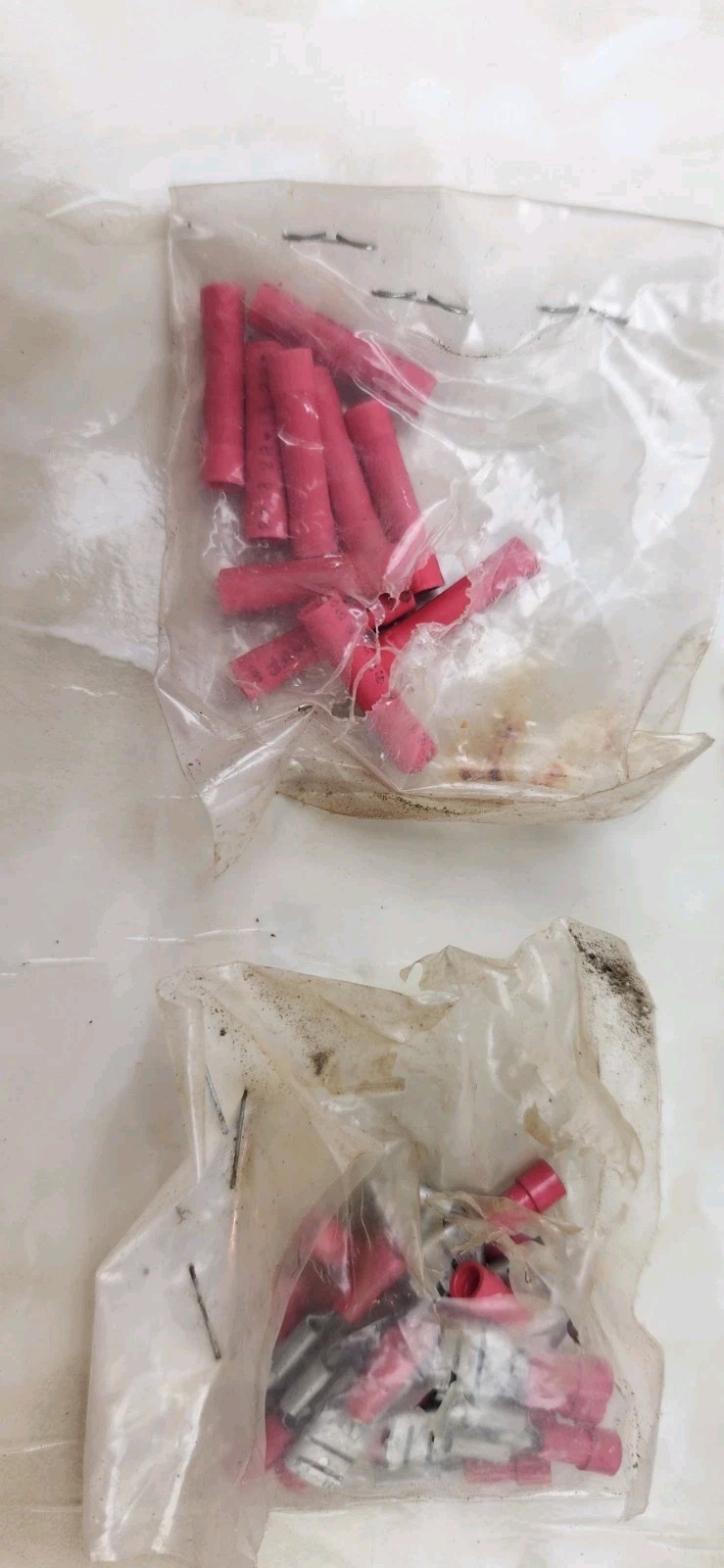 Random Sizes Yellow Blue Red Fork & Ring & Other Terminal Connectors Approx 300