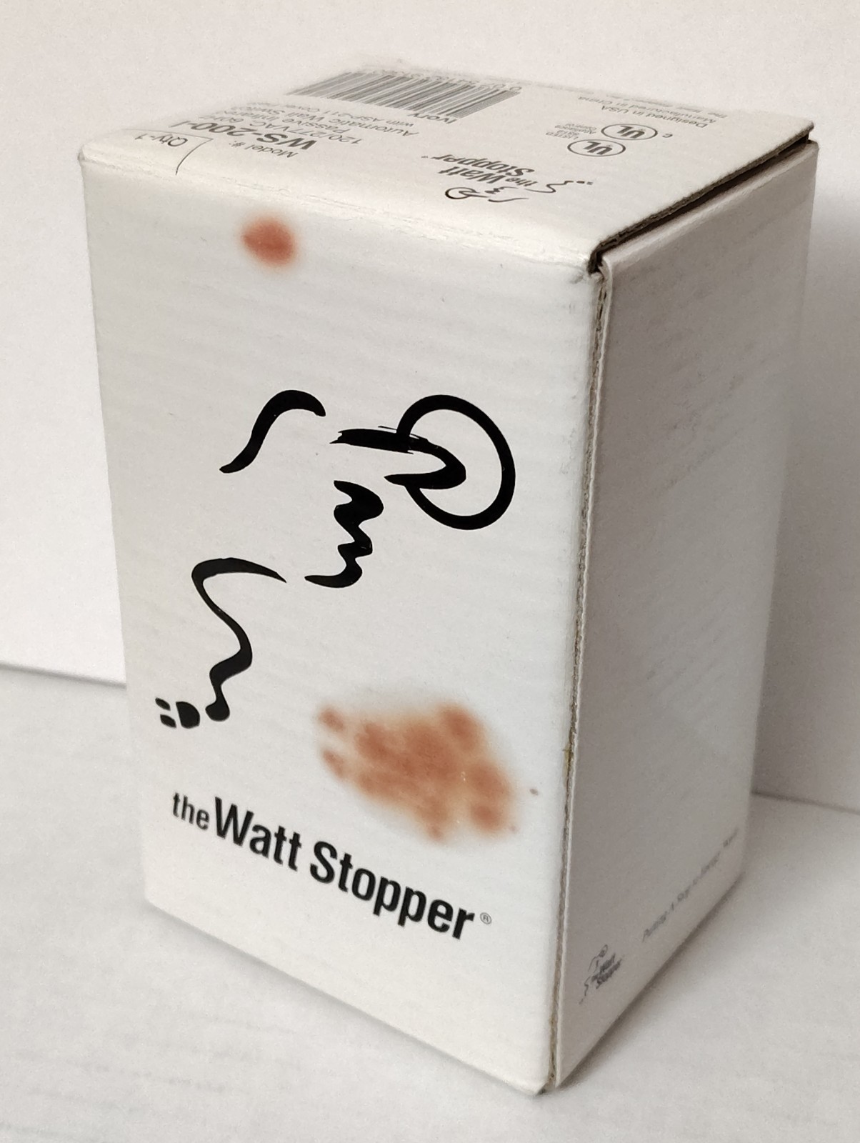 Watt Stopper WS-200-I PIR Automatic Wall Switch 120-277 VAC 60 Hz Ivory Open Box