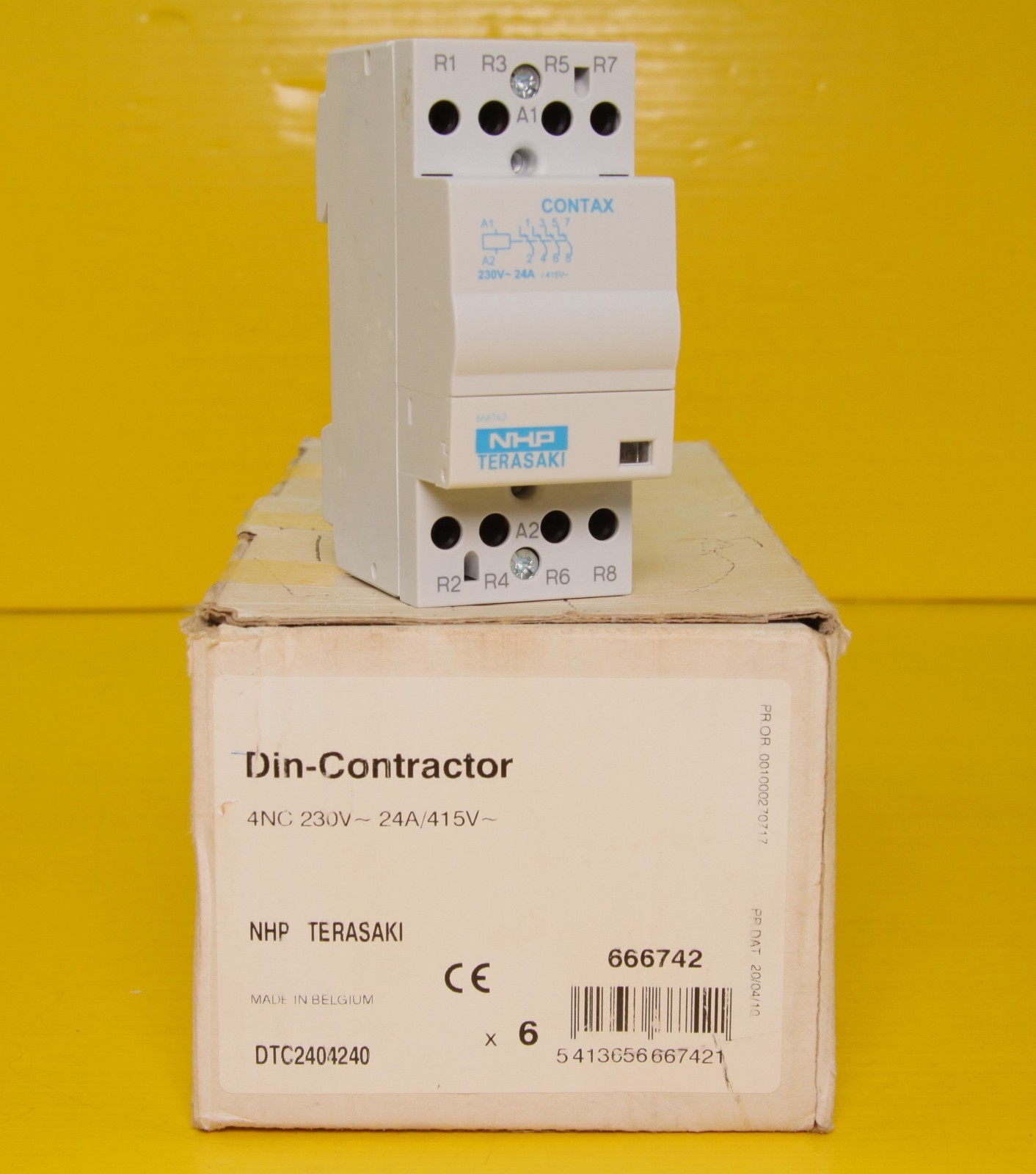 NHP Terasaki DTC2404240 Contactor ( 230 VAC Coil) 24A Contax – 666742