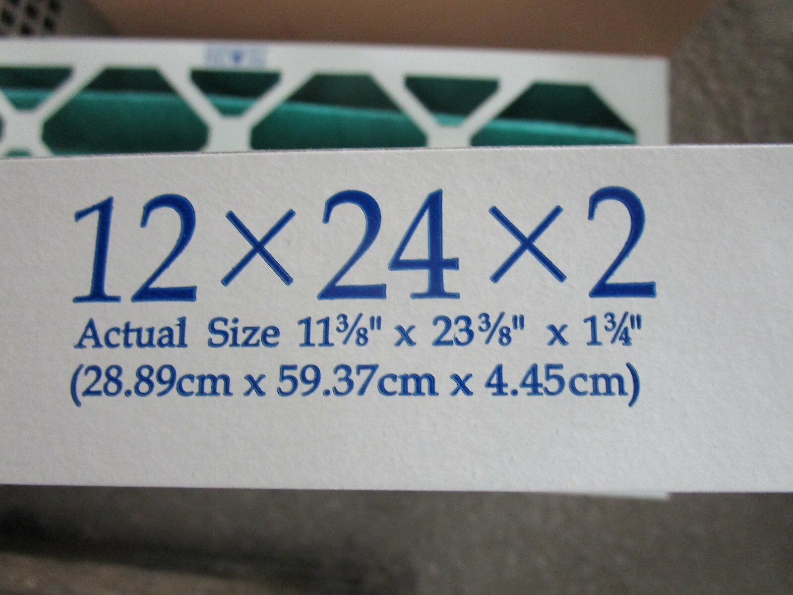 TRI DIM 2351224208E-12 12″ X 24″ X 2″ TRI PLEAT AIR FILTER MERV 8 (LOT OF 10)