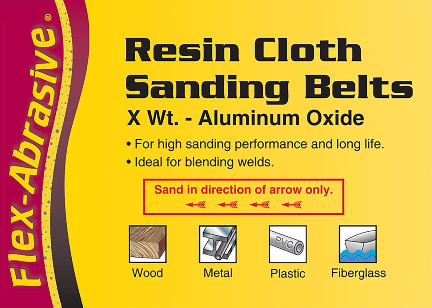 IVY Classic 43060 Flex-Abrasive 3″x 21″36 Grit Extra Coarse Resin Cloth Aluminum
