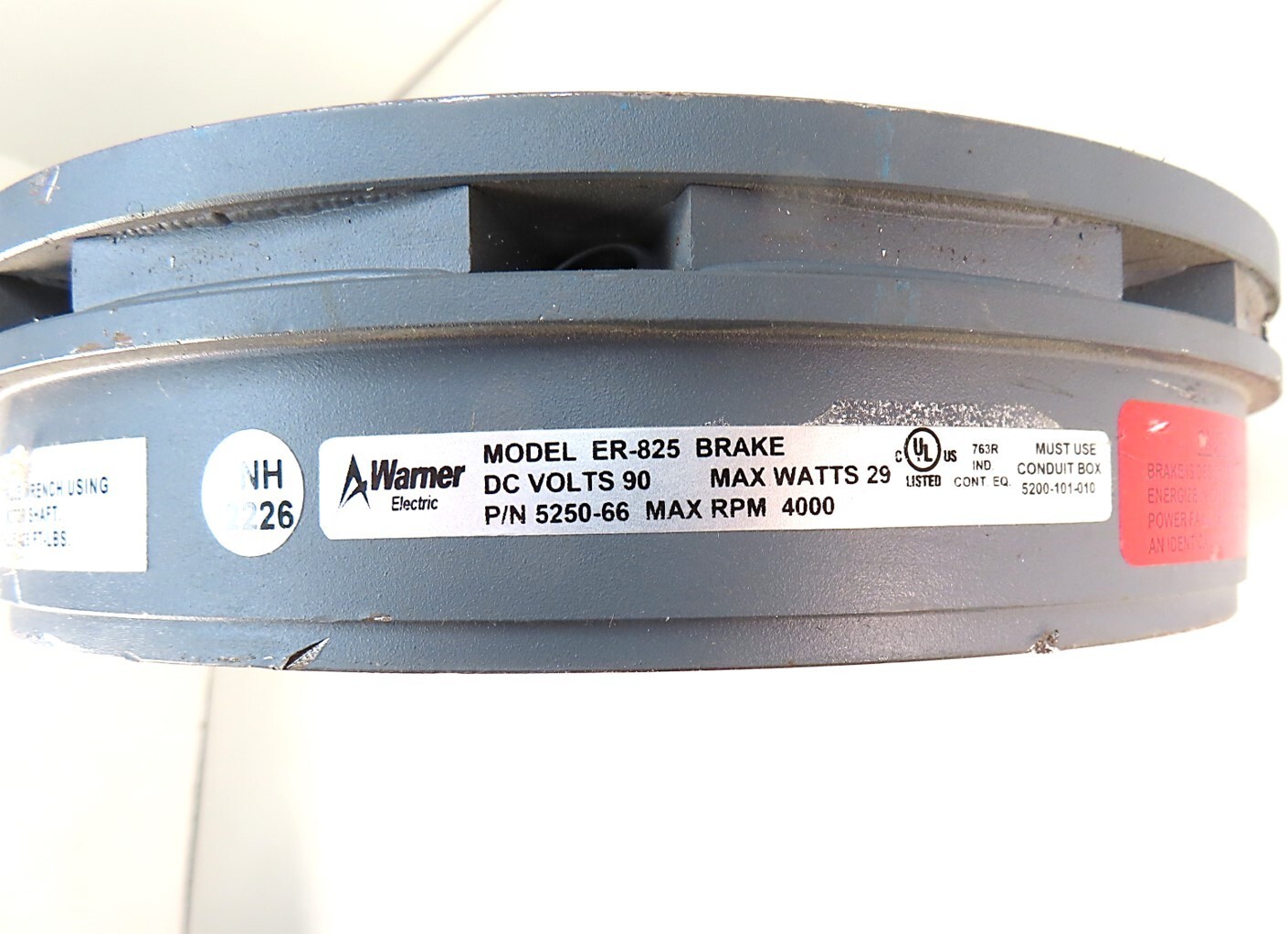 Warner Electric 5250-66 ER-825 ER-1225 Kone KM51519336R01 HR DC Brake 90VDC NEW
