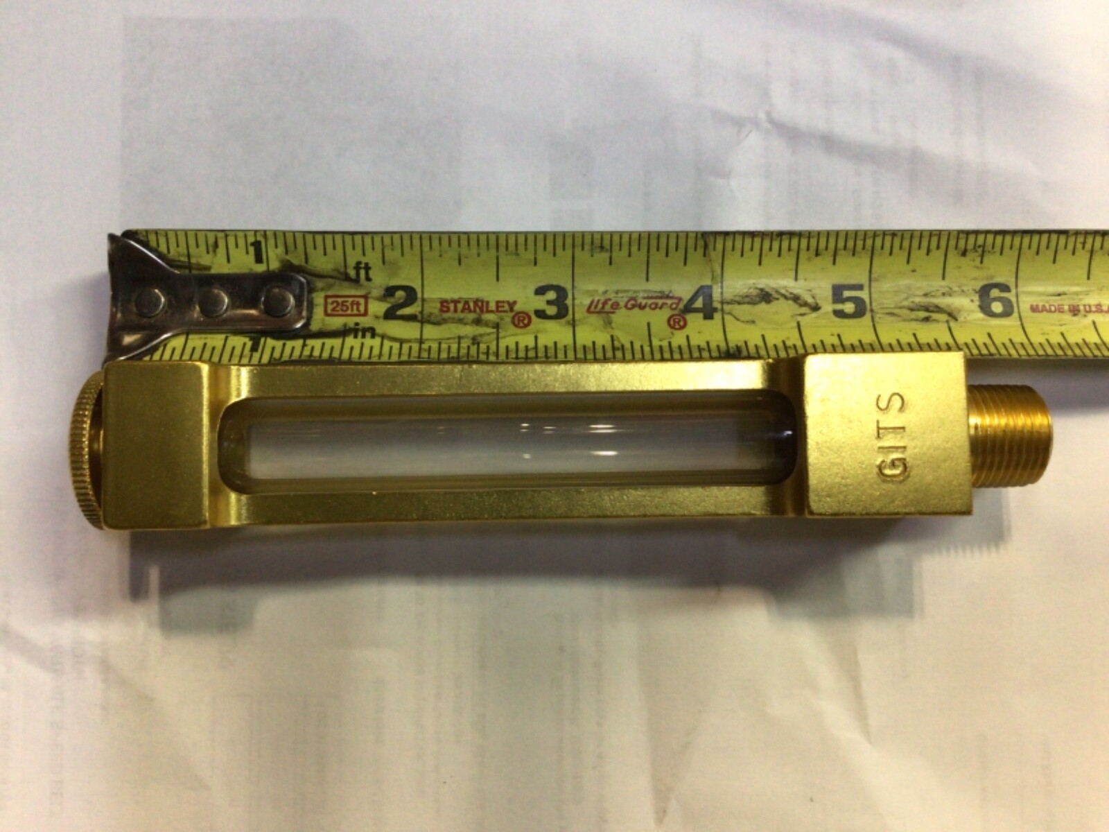 Gits Brass Liquid Sight Level Indicator Gauge BAL569X 3/8″ NPT Threaded New