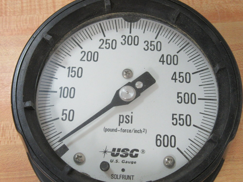 Ametek 1980 USG Gauge Range: 600 PSI