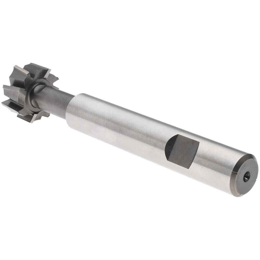 Made in USA 1″ Diam, 1/2″ Wide, High Speed Steel T-Slot Cutter 7/16″ Neck Dia…