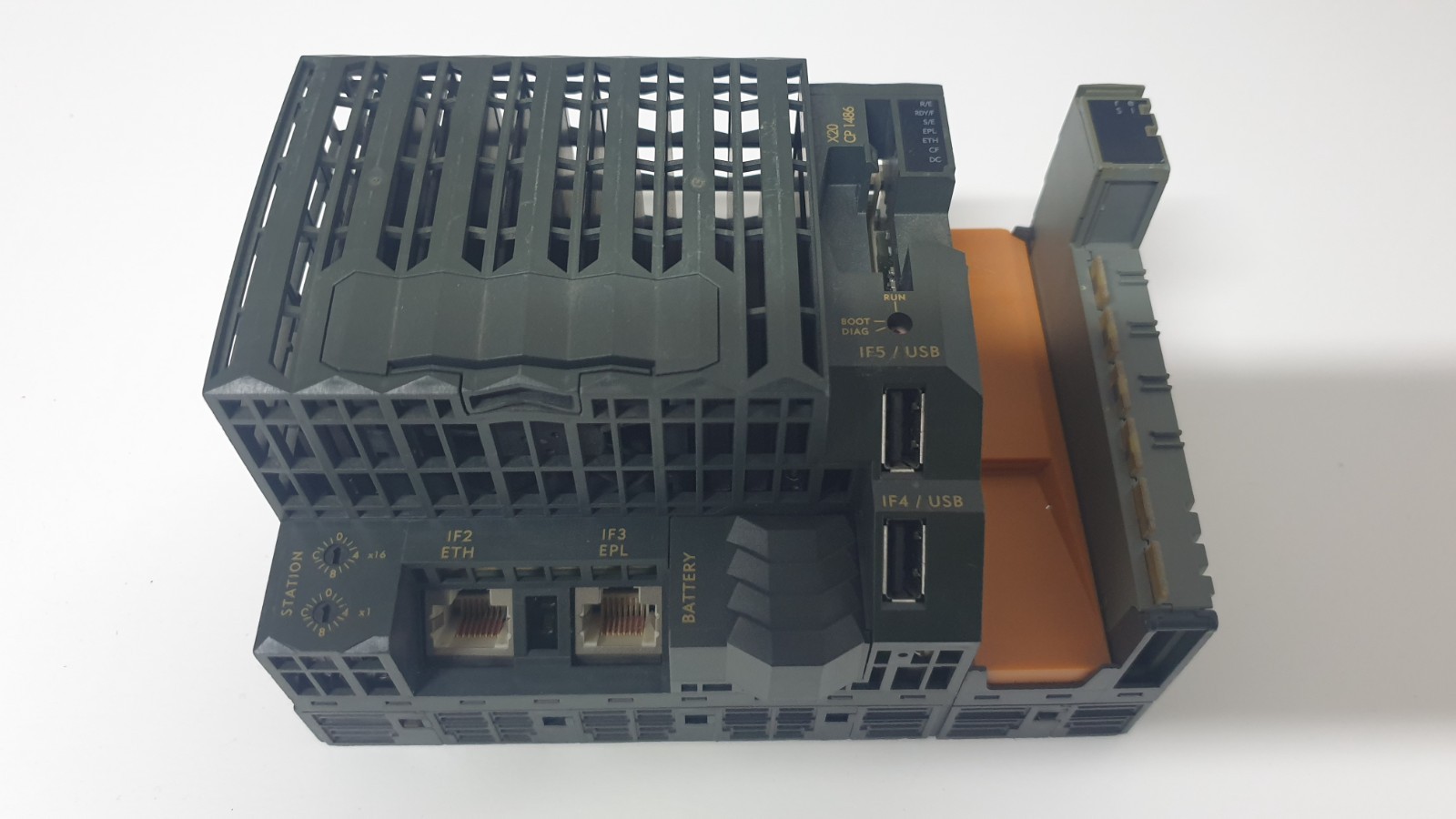 B&R X20 CP1486 PLC CPU Module with Swissbit CompactFlash Card