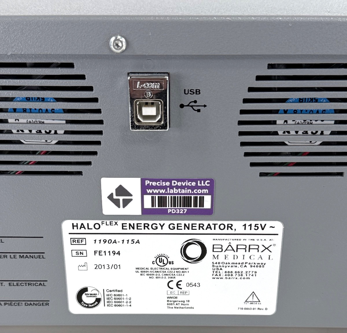 Barrx Medical Halo Flex Energy Generator