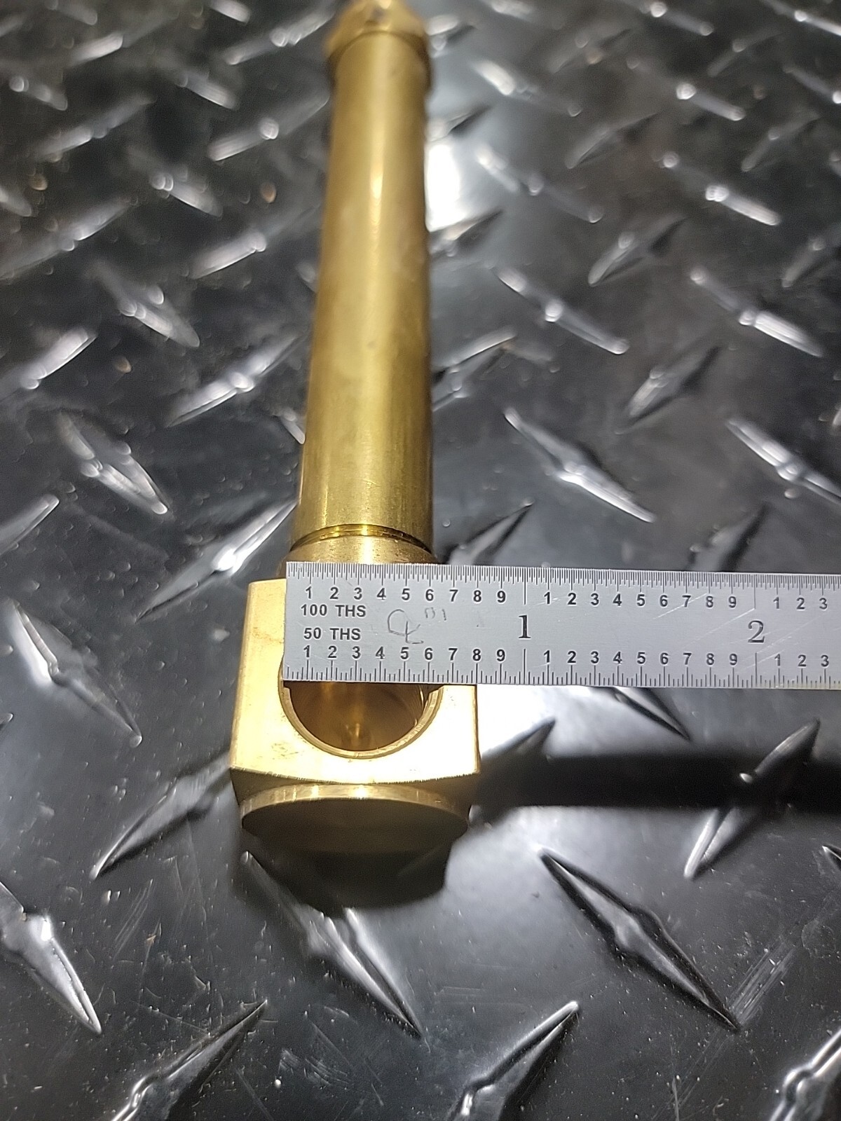 LDI INDUSTRIES 6.25″ OAL, Brass Inline Sight Glass & Flow Sight