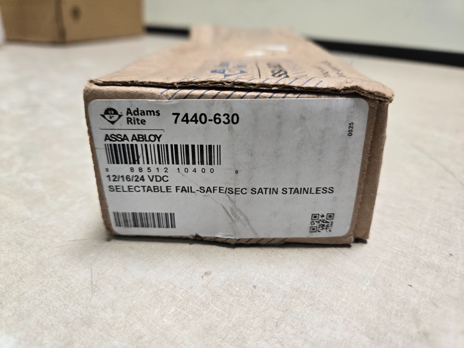 Adams Rite 7440-630 Electric Door Strike, Stainless Steel, Stainless Steel NOB