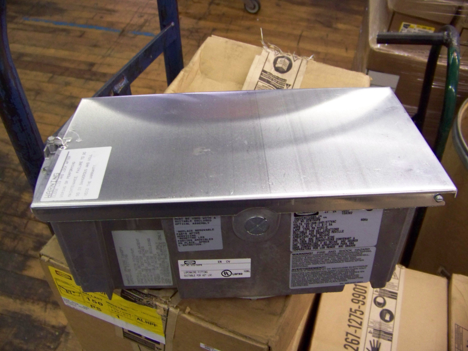 Hubbell Ballast Housing 120/208/240/277 VAC Amps 3.65/2.1/1.8/1.5A UCB150P8 New