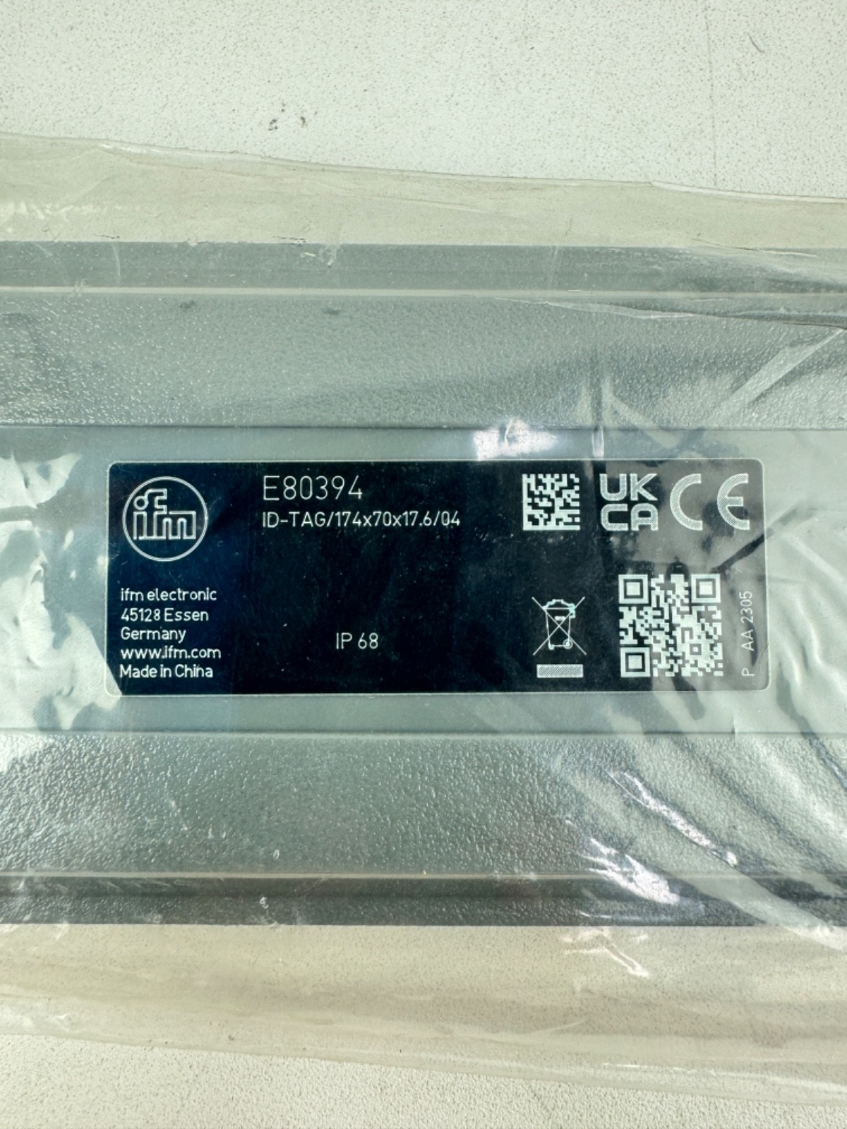 x(4) IFM E80394, RFID TAG, ID-TAG/174x70x17.6/04