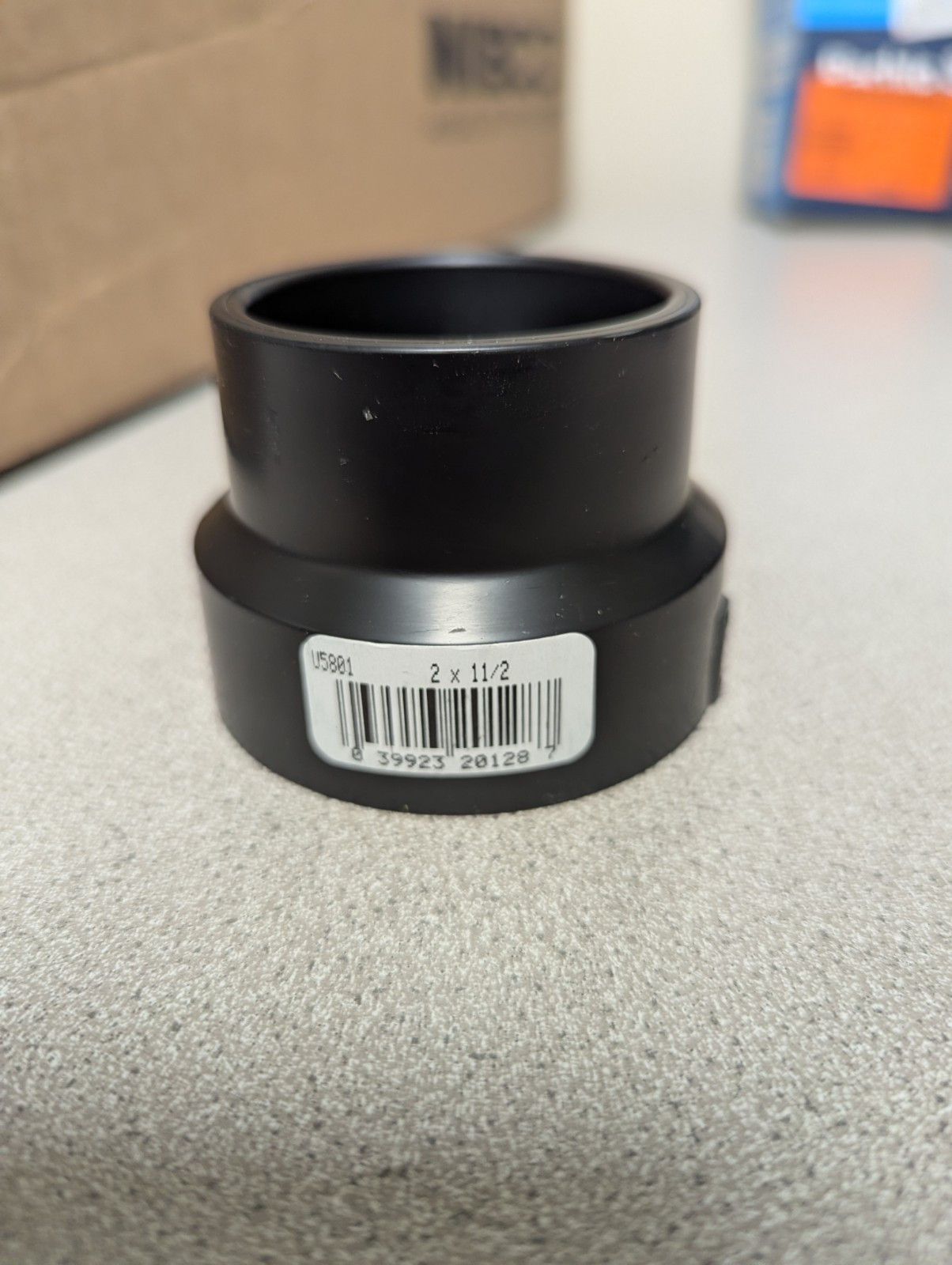 2 in. x 1-1/2 in. ABS DWV Hub x Hub Reducing Coupling Lot of 50