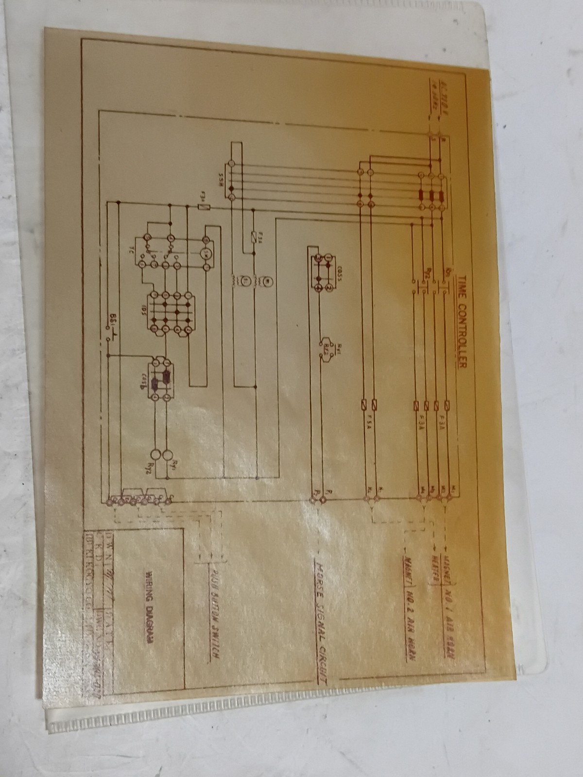 Ibuki Kogyo Air Horn Time Controller Panel AC110V, 15A, Phase 1