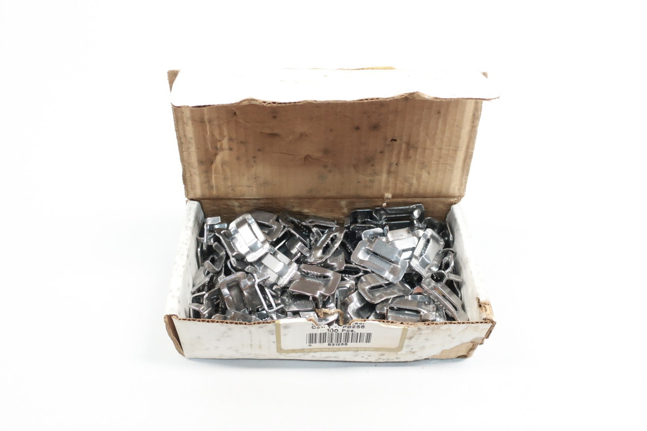 Box Of 100 Punch-lok PB-256 Stainless Buckle 3/4in