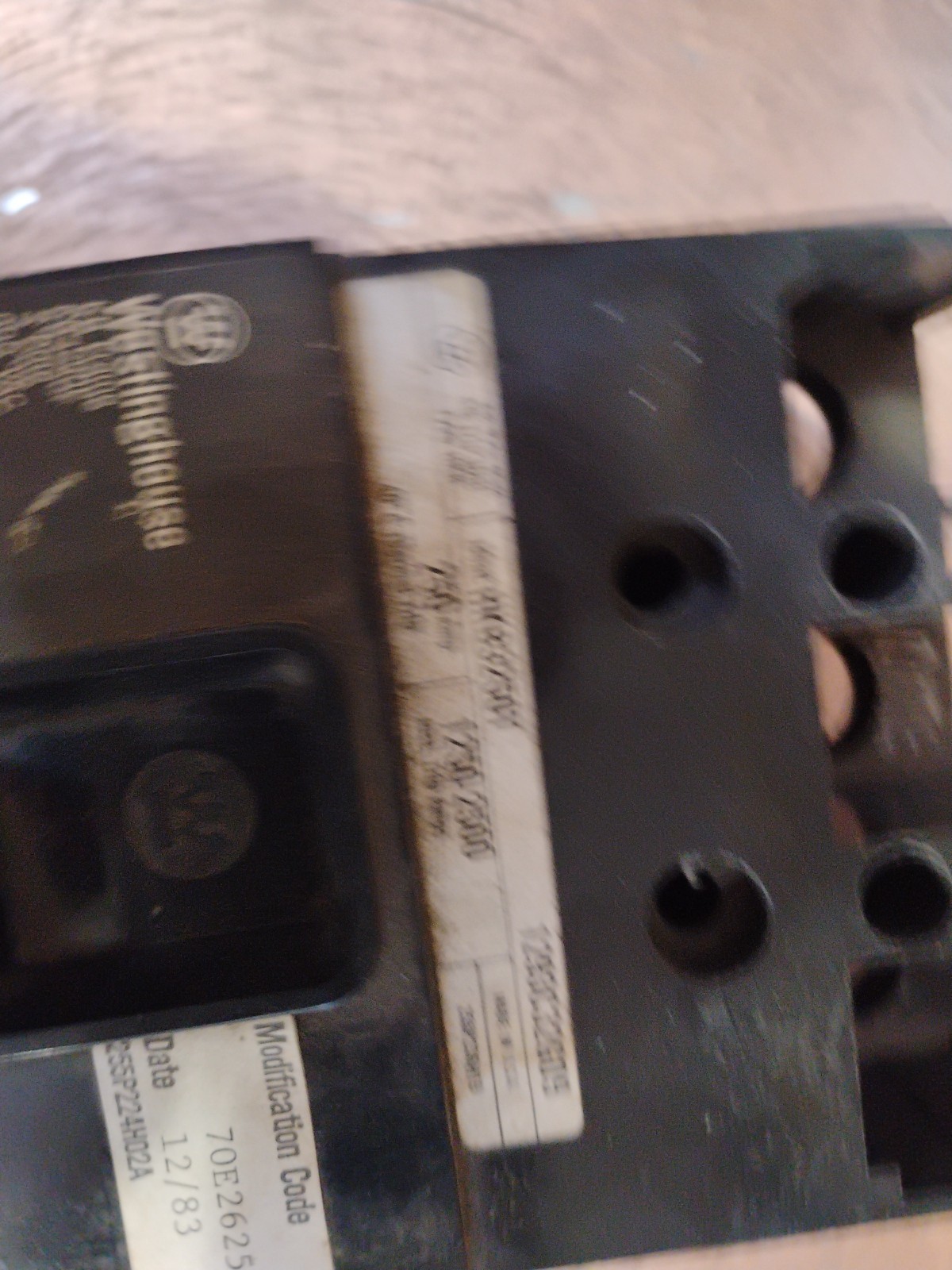 WESTINGHOUSE HKB3250T 1293C32G09 250A NSMP
