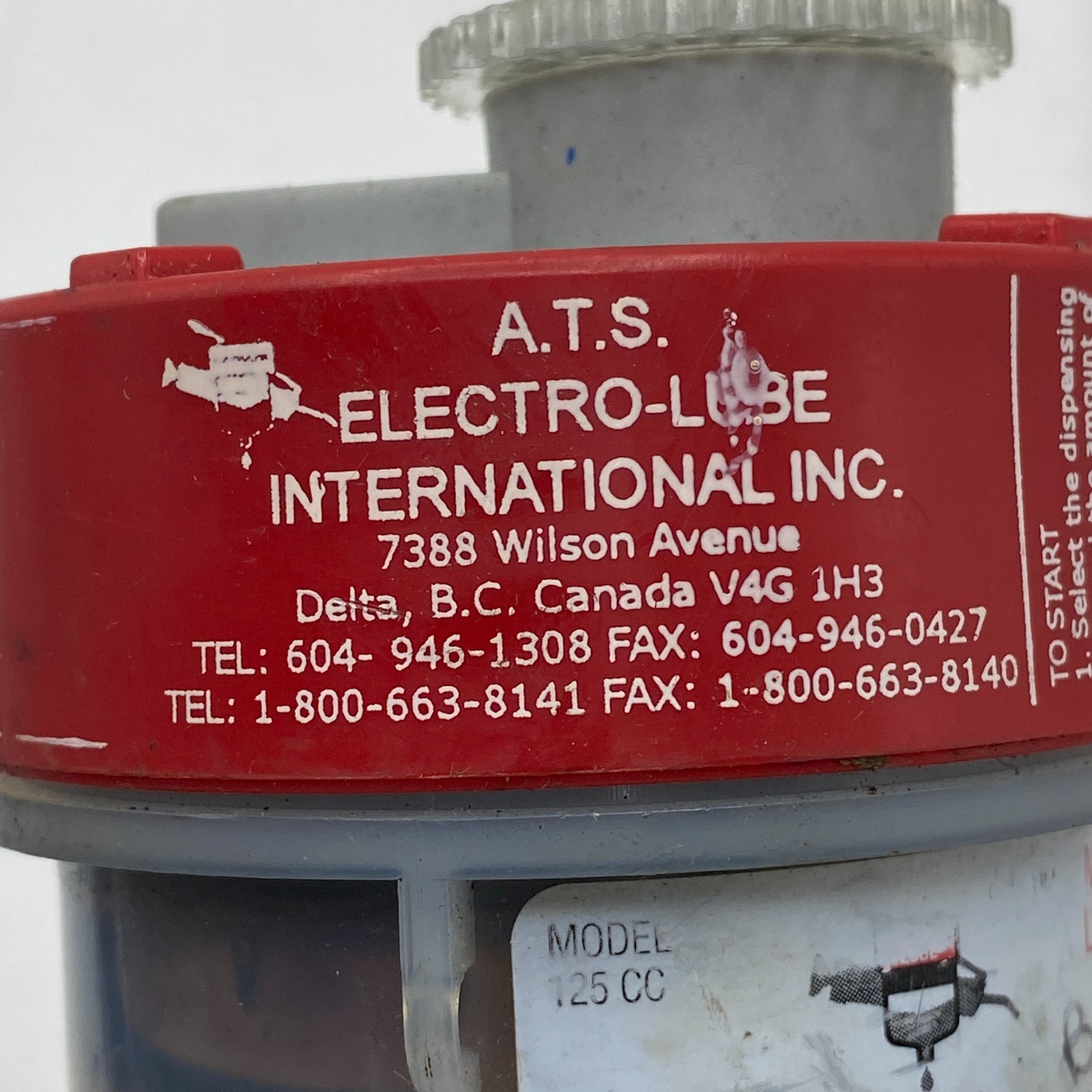ATS Electro-Lube Mini Luber 125 CC