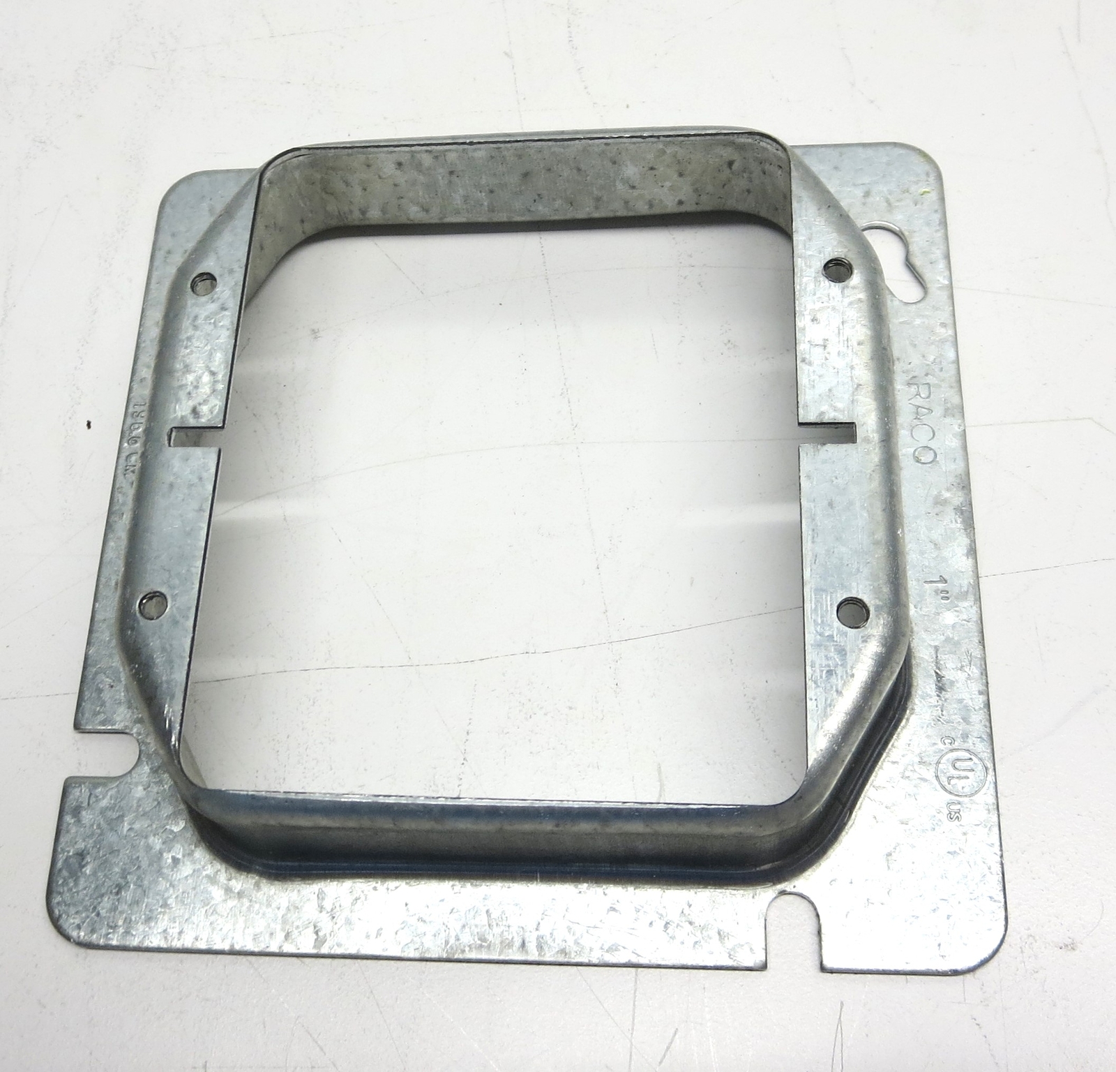 HUBBELL-RACO 819 4-11/16 in. Square Cover, 2-Device, 1 in. Raised (LOT OF 17)