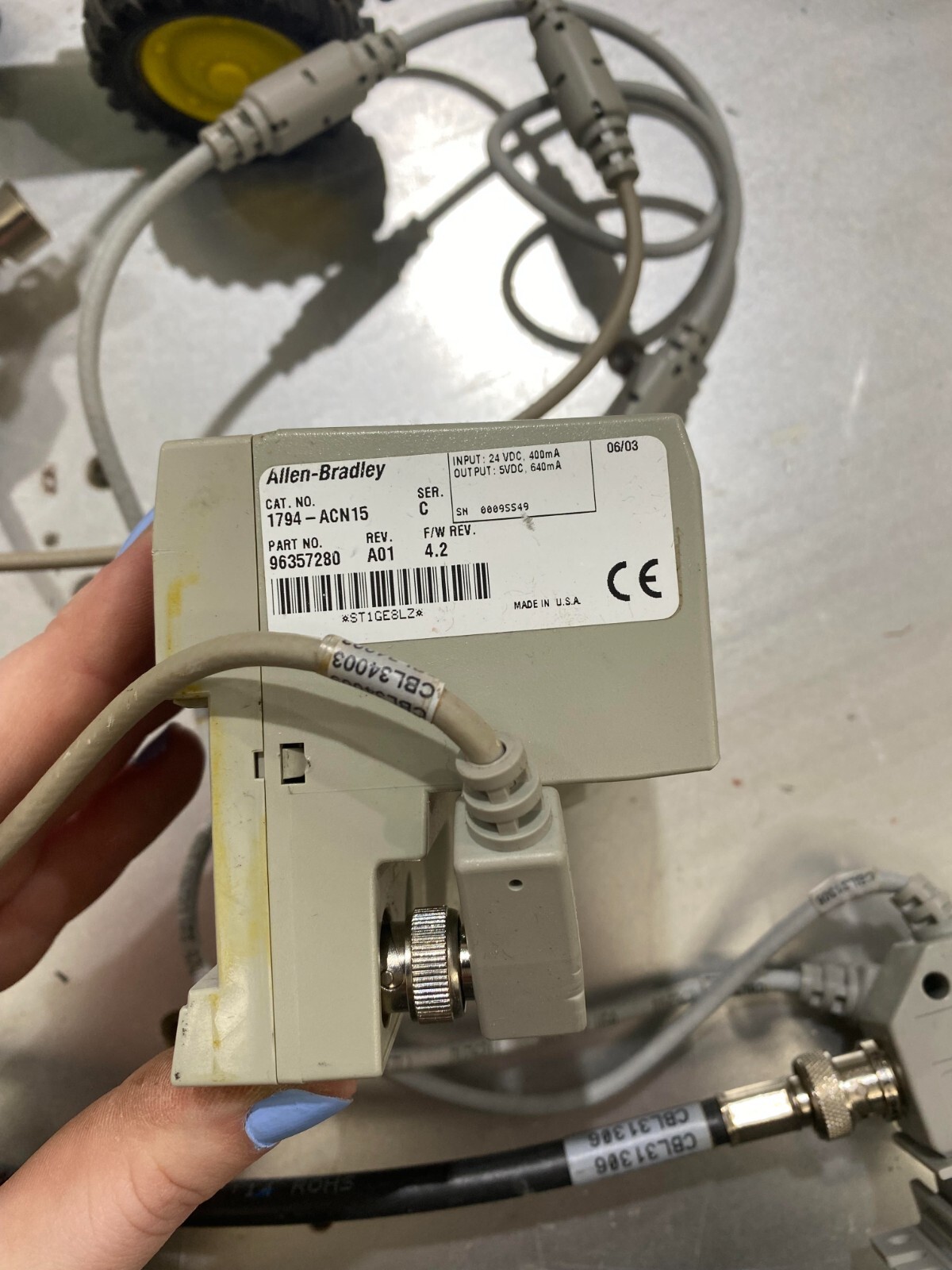 Allen Bradley Flex i/o Control Net Adapter 1794-ACN15