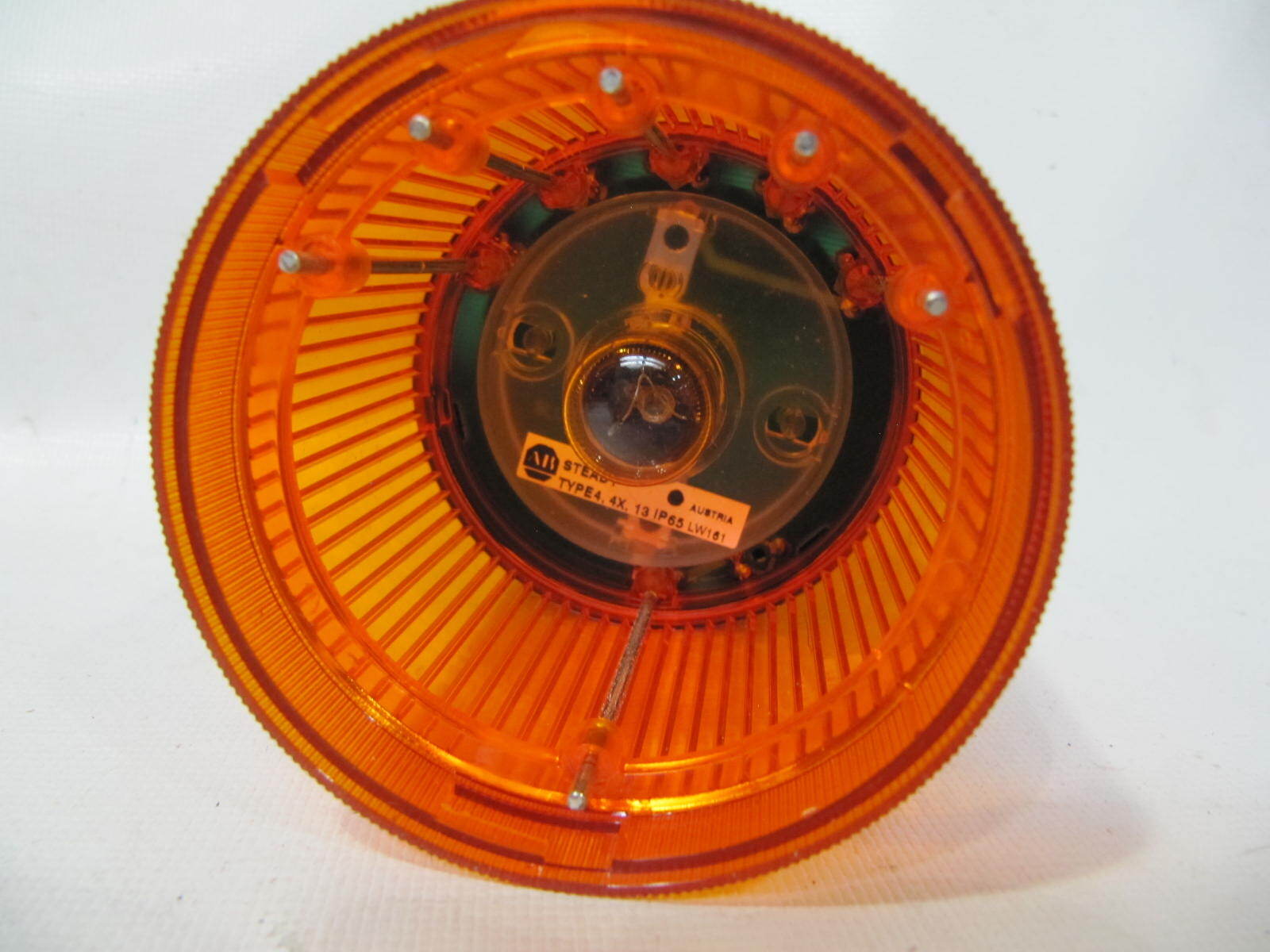 Allen-Bradley 24VAC/DC Steady Incandescent Orange Stack Light Cat. 855T-B24DN5