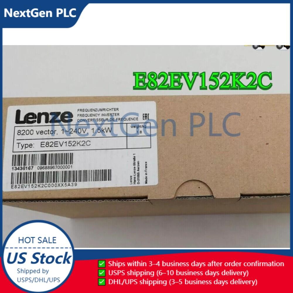 1PC E82EV152K2C NEW LENZE E82EV152K-2C LENZE FREQUENCY INVERTER Fast shipping