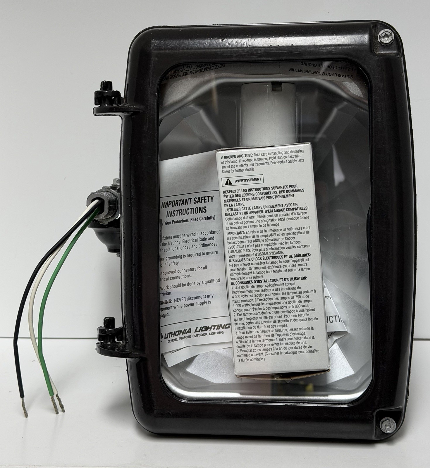 Lithonia Lighting TFM175MRBTBLPI Mini-Flood Light 175 Watt Contour Series TFM