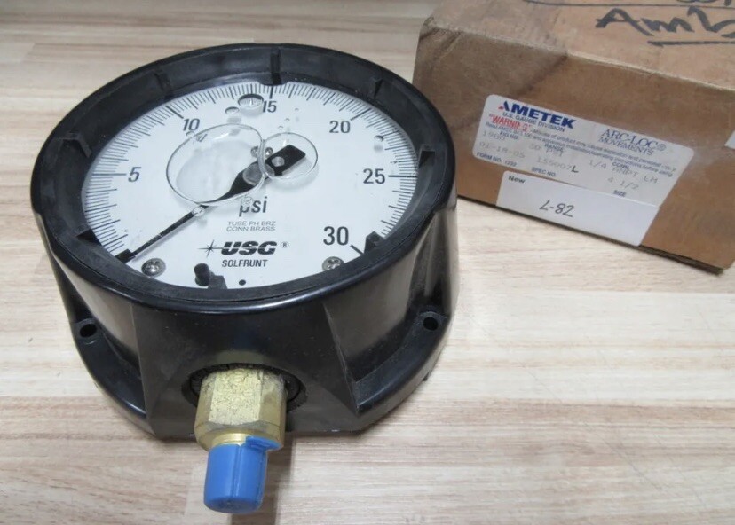 Ametek 1980 USG Gauge Range: 30 PSI