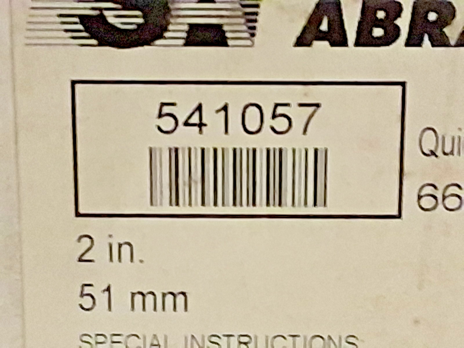 Standard Abrasives Disc Backing Pads QTY5 2″ Dia Quick Change Type S 7000122297