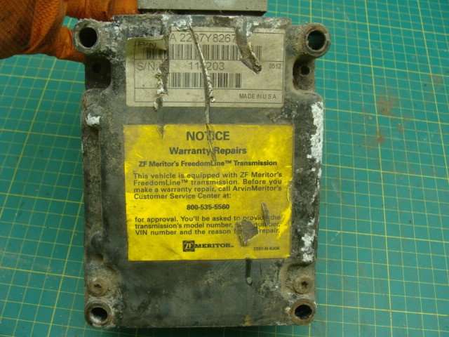 ZF MERITOR A2297Y8267 ECM / TCM TRANSMISSION CONTROL MODULE