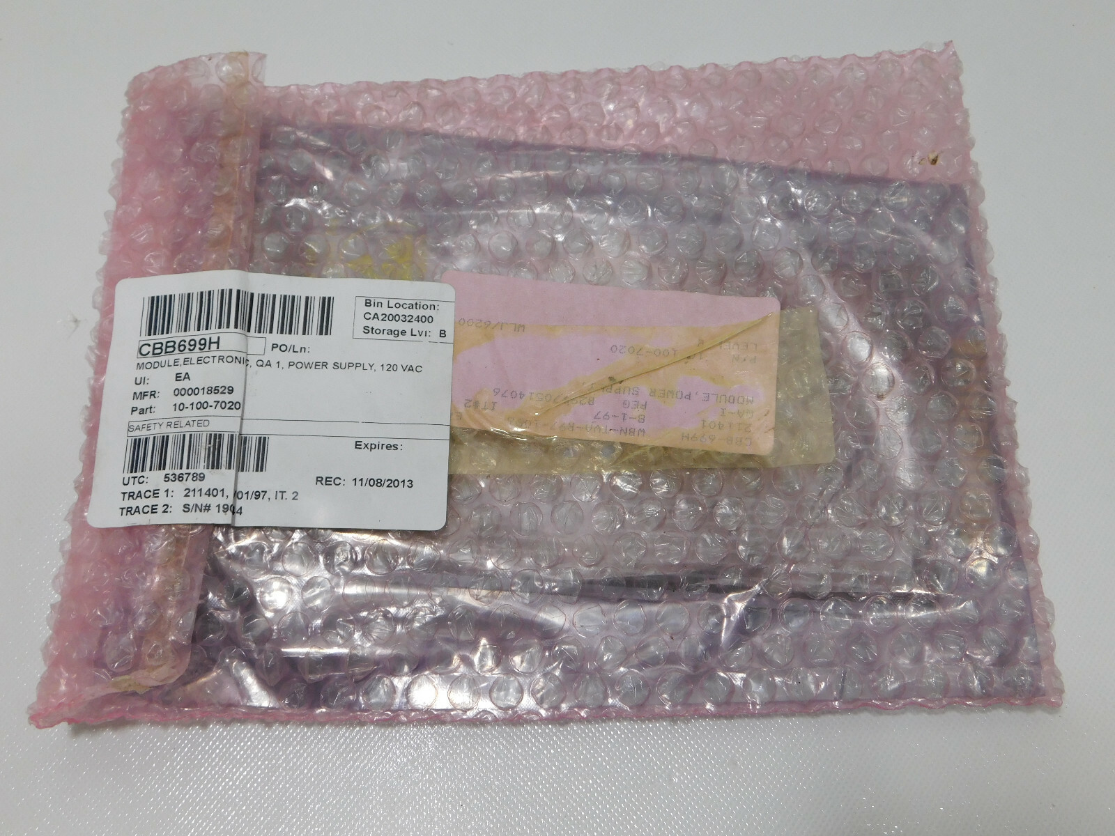 TEC Power Supply Power Control Module 913 Part # 10-100-7020 / 913A1003 NOS