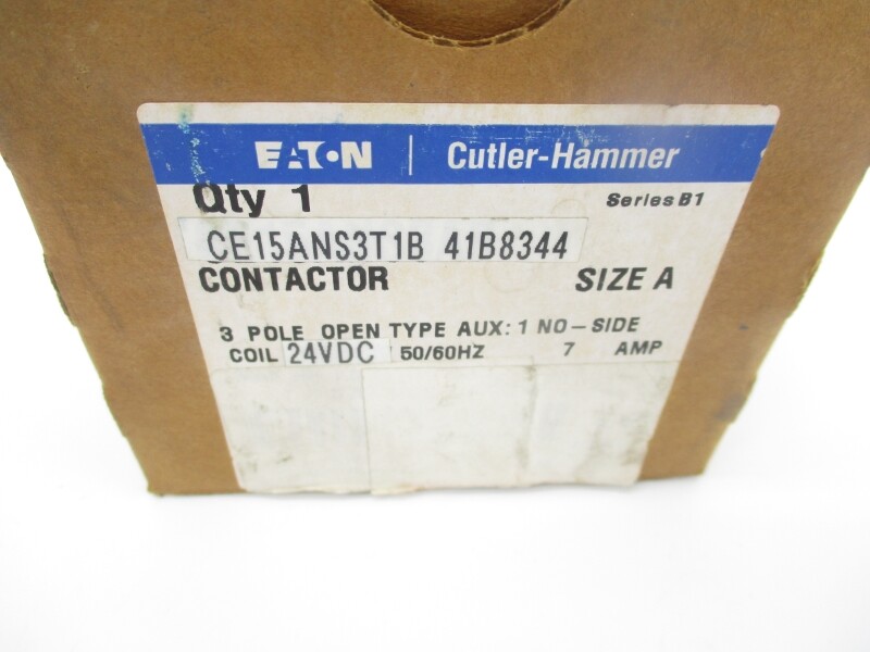 CUTLER HAMMER CE15ANS3T1B SER. B1 24VDC 7A NSMP