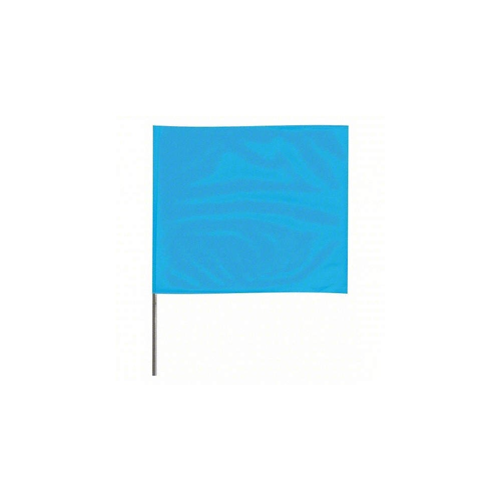GRAINGER APPROVED 2315BG-200 Marking Flag, 15″, Blue,PVC,PK100 3LVC2