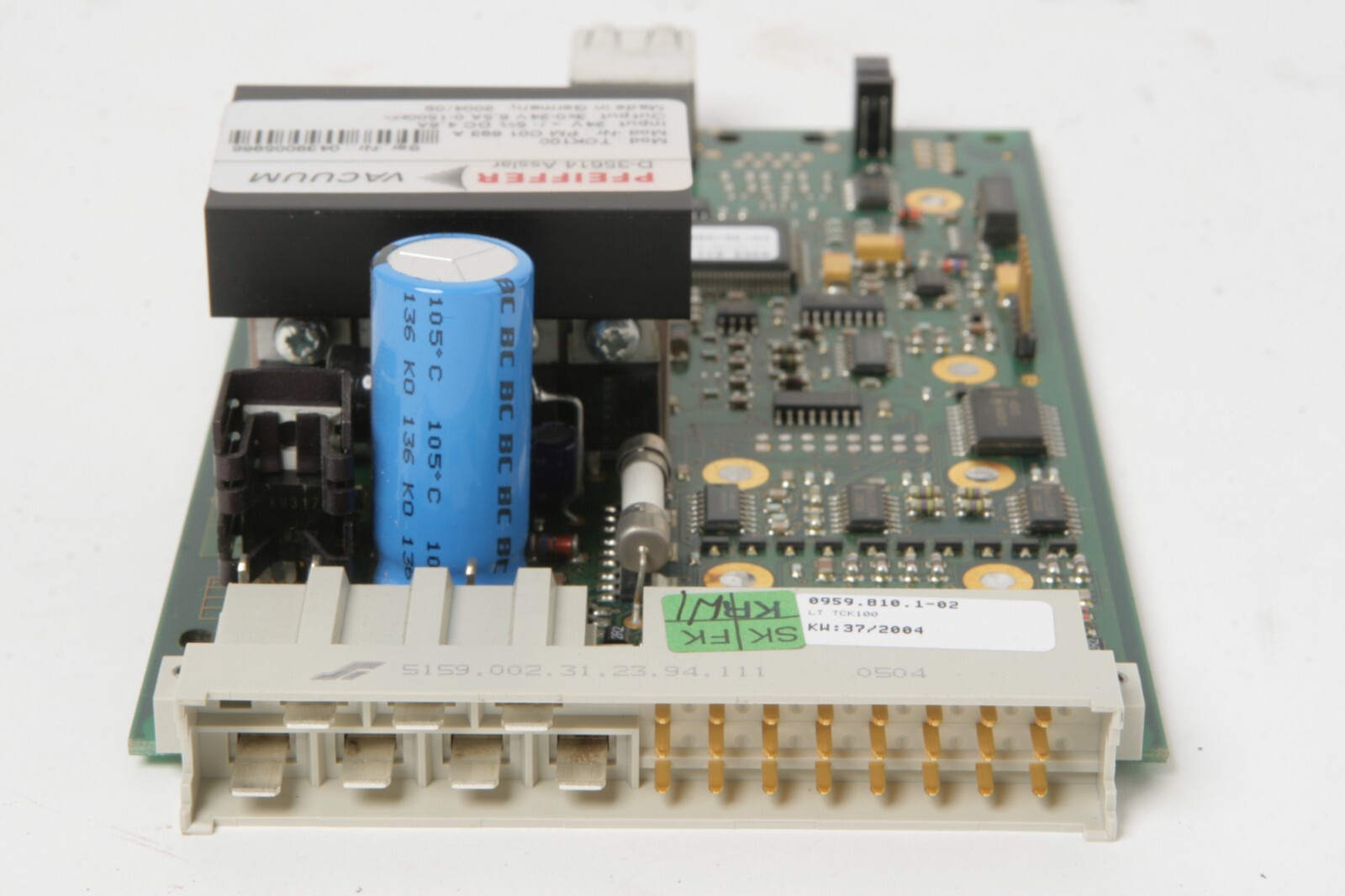 Thermo Pfeiffer Thermostar GSD 301 T3 TCK100 / Vacuum Controller PCB PMC01693A