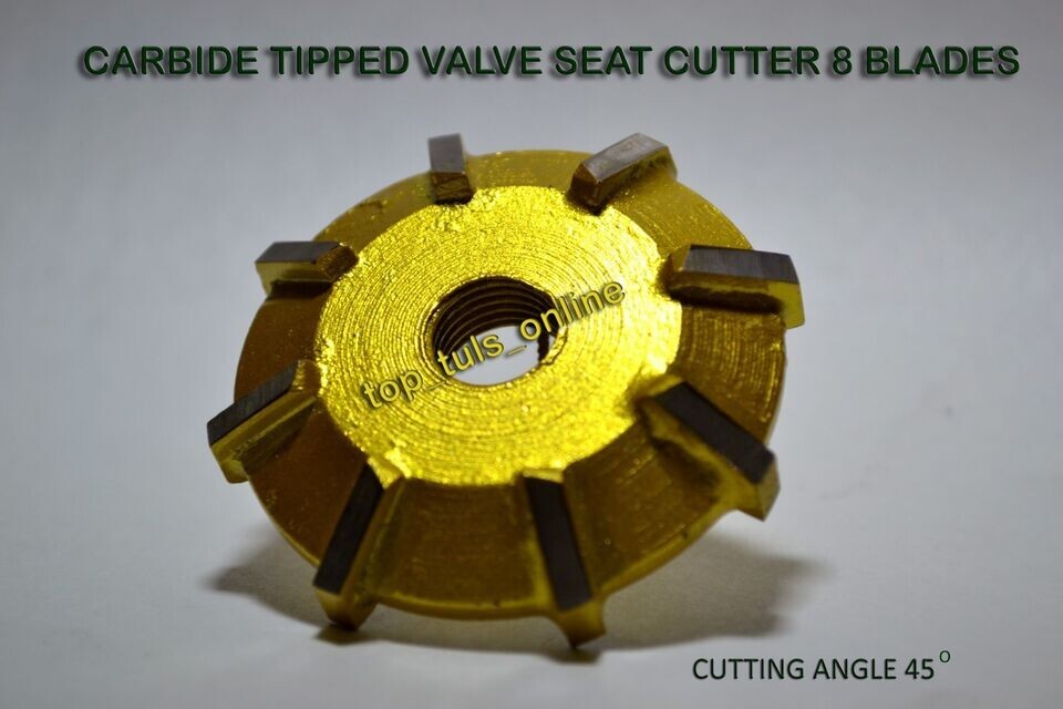 3 Angle Cut Valve Seat Cutter Kit CHEVY,FORD,MOPAR Big Block Motor 30-45-70 Deg