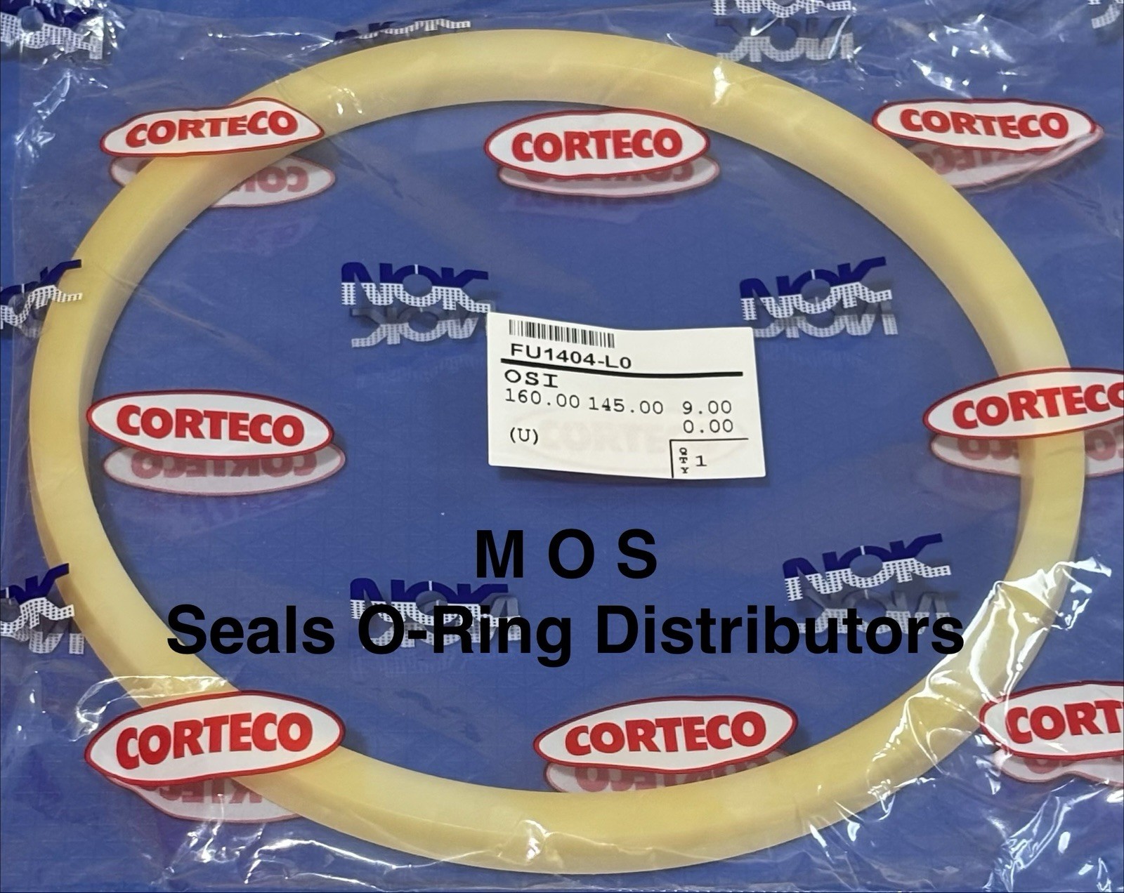 OSI 160 145 NOK METRIC URETHANE PISTON SEAL U801 HYDRAULIC FU1404-L0 PACKING