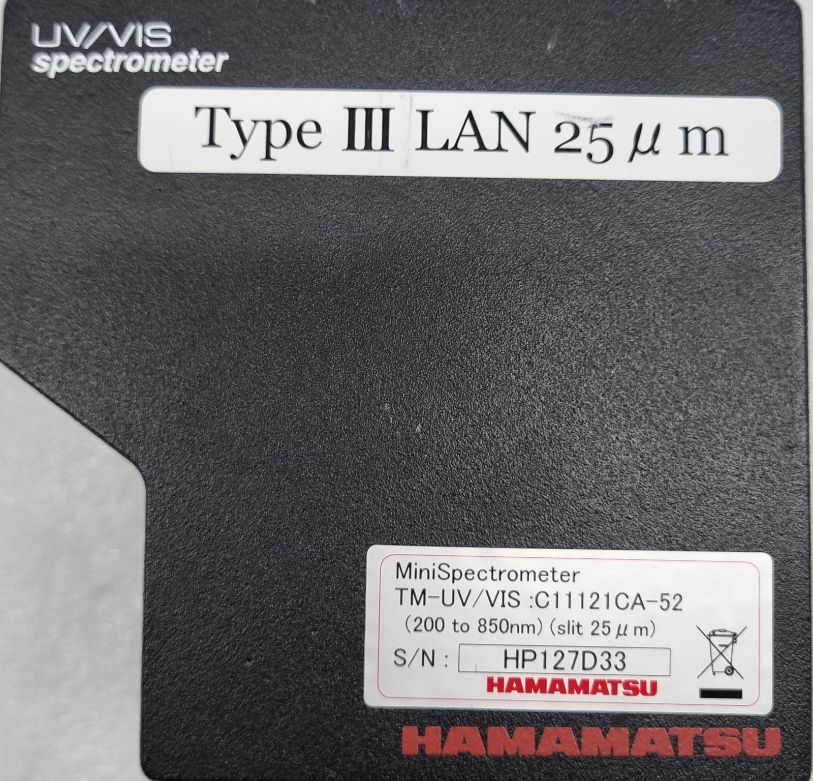 Hamamatsu MiniSpectrometer TM-UV/VIS C11121CA-52 FREE FAST SHIP