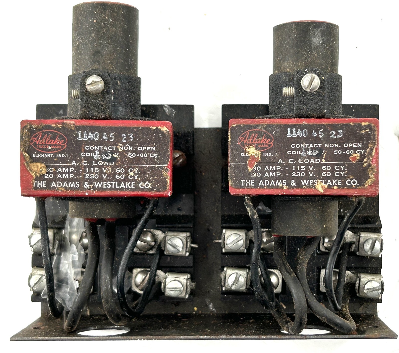 ADLAKE 1140-45-23 RELAY NORMAL OPEN 115V 50/60HZ