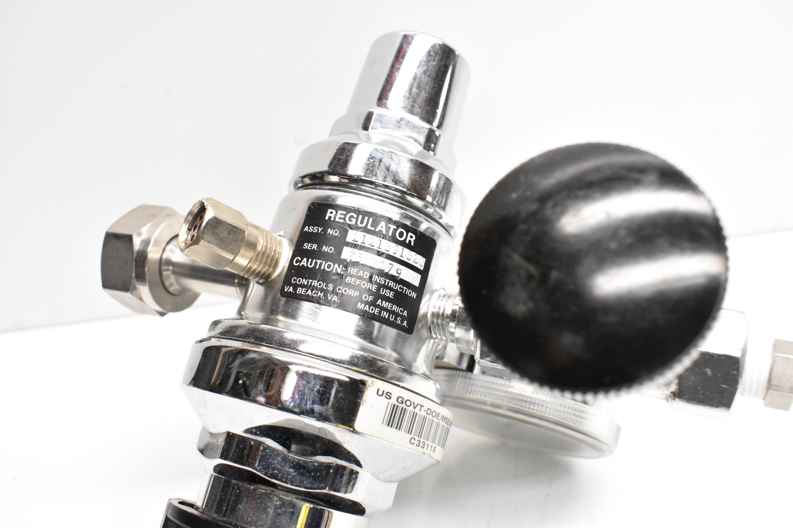Concoa Pressure Regulator 2121391320 w/ Pressure Gauges 0-30 PSI & 0-4000 PSI