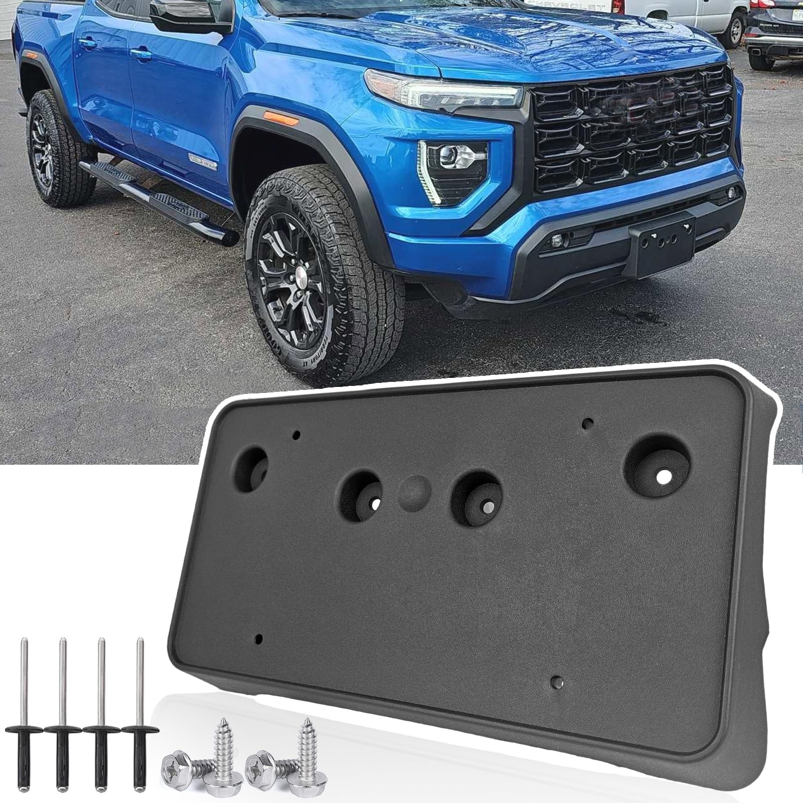 Front License Plate Frame for GMC Canyon 2023 2024 2025 2026 Front Bumper Lic…