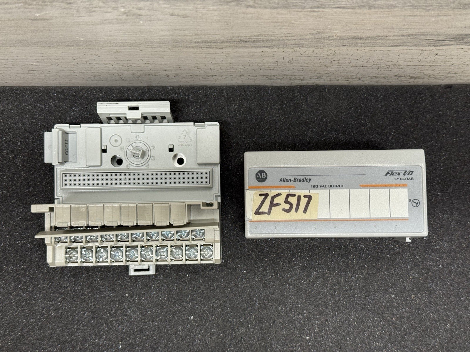 Allen Bradley 1794-OA8 module with 1794-TBNF terminal Base