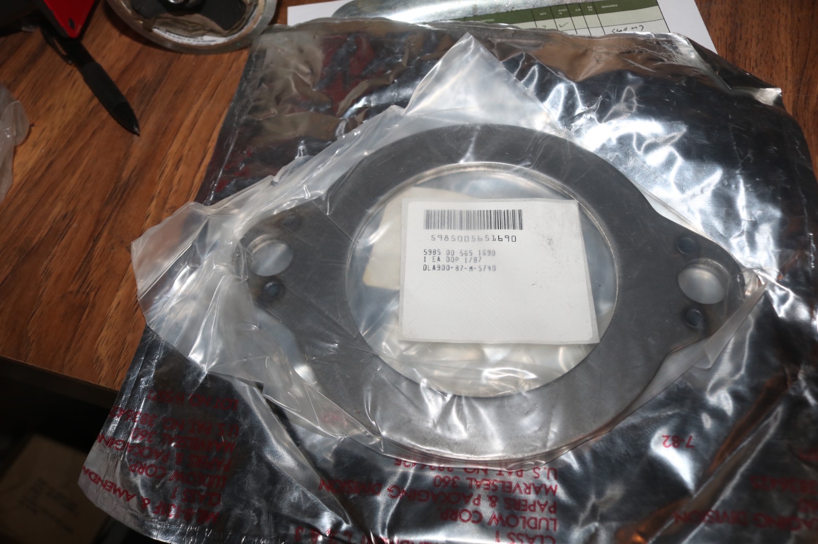 NOS Dings Stationary Disc #K070485-001, old number H70089